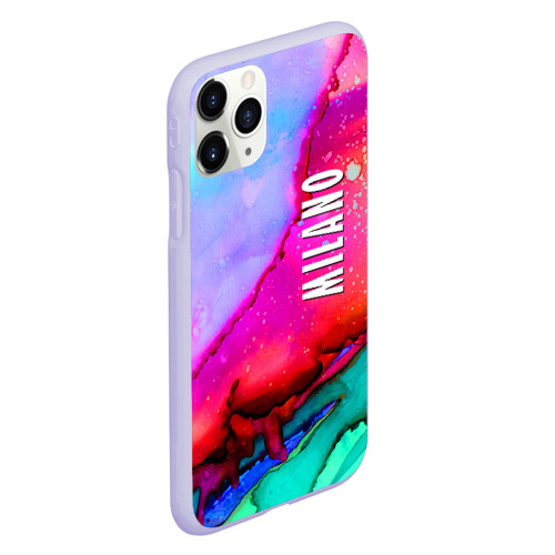 Чехол для iPhone 11 Pro матовый Milano Fashion pattern, цвет светло-сиреневый - фото 3