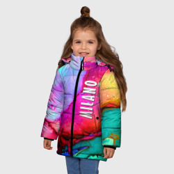 Зимняя куртка для девочек 3D Milano Fashion pattern - фото 2