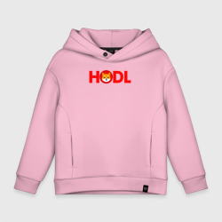 Детское худи Oversize хлопок Hodl Shiba