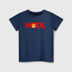 Детская футболка хлопок Hodl Shiba