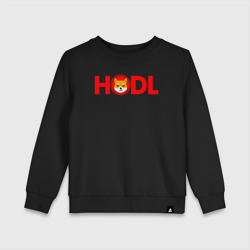 Детский свитшот хлопок Hodl Shiba