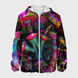Мужская куртка 3D Вот такие грибочки Pattern Психоделика