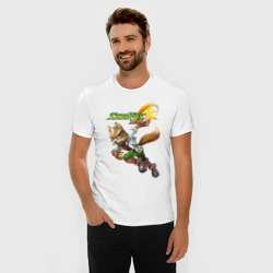 Мужская футболка хлопок Slim Star Fox Zero - video game - фото 2