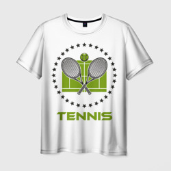 Мужская футболка 3D Tennis Теннис