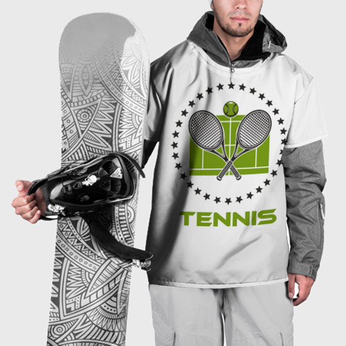 Накидка на куртку 3D Tennis Теннис, цвет 3D печать