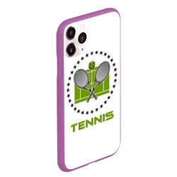 Чехол для iPhone 11 Pro Max матовый Tennis Теннис - фото 2