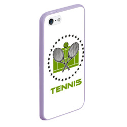 Чехол для iPhone 5/5S матовый Tennis Теннис - фото 2