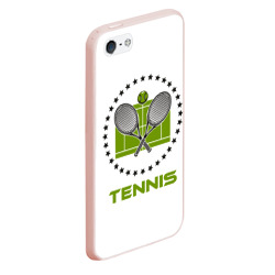 Чехол для iPhone 5/5S матовый Tennis Теннис - фото 2
