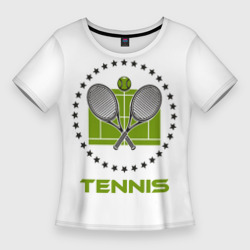 Женская футболка 3D Slim Tennis Теннис