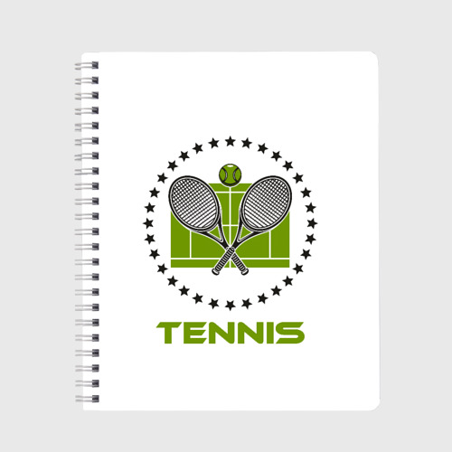 Тетрадь Tennis Теннис, цвет линия