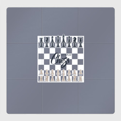 Магнитный плакат 3Х3 Let's play chess