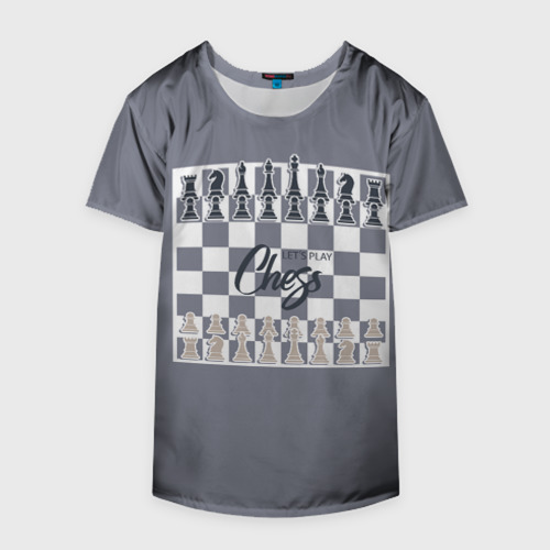 Накидка на куртку 3D Let's play chess, цвет 3D печать - фото 4