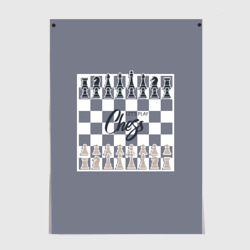 Постер Let's play chess