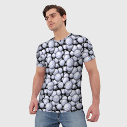 Мужская футболка 3D Волейбольные Мячи Volleyballs - фото 2