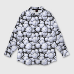 Мужская рубашка oversize 3D Волейбольные Мячи Volleyballs