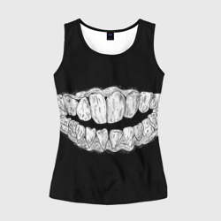 Женская майка 3D Зубы Каонаси