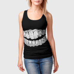 Женская майка 3D Зубы Каонаси - фото 2