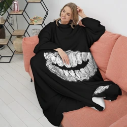 Плед с рукавами Зубы Каонаси - фото 2