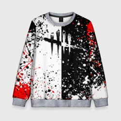 Детский свитшот 3D Dead by Daylight брызги красок