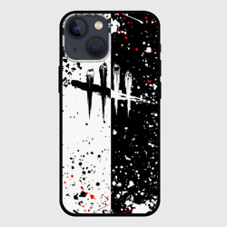 Чехол для iPhone 13 mini Dead by Daylight брызги красок