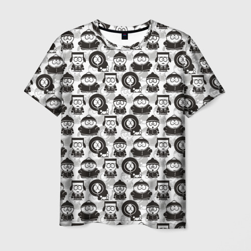 Мужская футболка с принтом Южный Парк - персонажи South Park, вид спереди №1