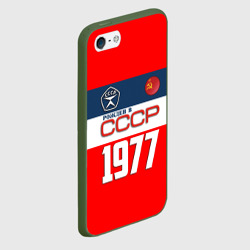 Чехол для iPhone 5/5S матовый Рожден в СССР 1977 - фото 2