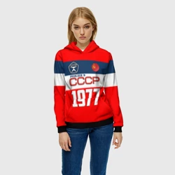 Женская толстовка 3D Рожден в СССР 1977 - фото 2