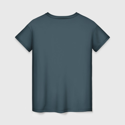 Женская футболка 3D с принтом Лягуха с пряником, вид сзади #1
