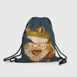 Рюкзак-мешок 3D Лягуха с пряником