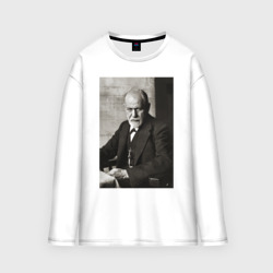 Мужской лонгслив oversize хлопок Casual freud