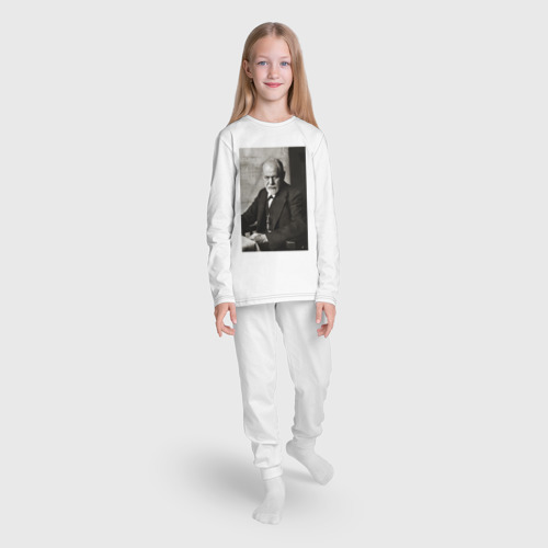 Детская пижама с лонгсливом хлопок Casual freud, цвет белый - фото 5