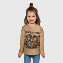 Детский лонгслив 3D Uncharted. Анчартед - фото 2