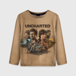 Детский лонгслив 3D Uncharted. Анчартед