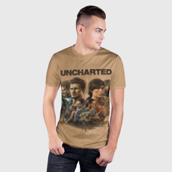 Мужская футболка 3D Slim Uncharted. Анчартед - фото 2