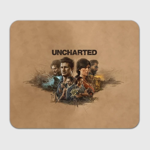 Прямоугольный коврик для мышки Uncharted. Анчартед
