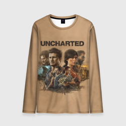 Мужской лонгслив 3D Uncharted. Анчартед