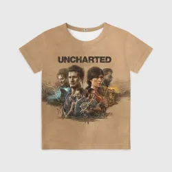 Детская футболка 3D Uncharted. Анчартед