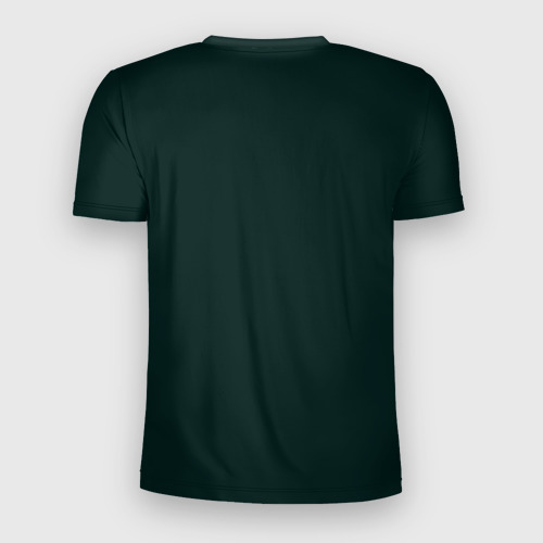 Мужская футболка 3D Slim с принтом Uncharted Силуэт, вид сзади #1