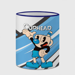 Кружка с полной запечаткой Cuphead синяя чашечка - фото 2