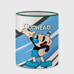 Кружка с полной запечаткой Cuphead синяя чашечка - фото 2