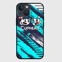 Чехол для iPhone 13 mini Cuphead две чашечки