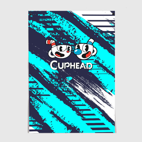 Постер Cuphead две чашечки