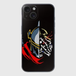 Чехол для iPhone 15 силиконовый с защитой камеры Overlord Повелитель