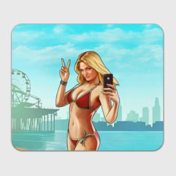 Прямоугольный коврик для мышки GTA Beach girl