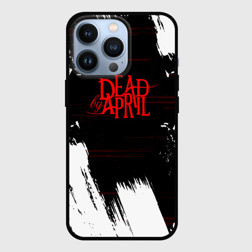 Чехол для iPhone 13 Pro Dead by april metal, цвет черный