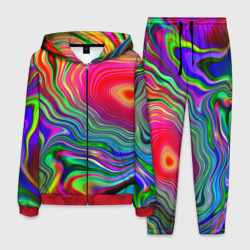 Мужской костюм 3D Expressive pattern - neon