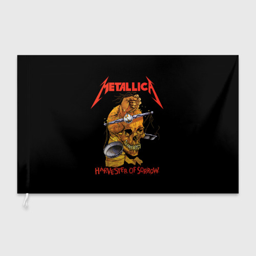 Флаг 3D Metallica - harvester of sorrow - фото 3