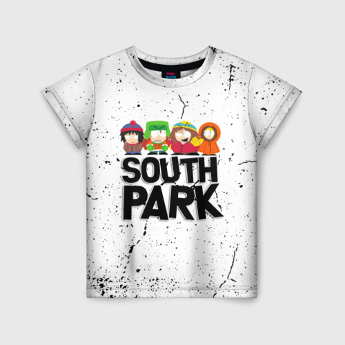 Детская футболка 3D Южный Парк мультфильм - персонажи South Park, цвет 3D печать