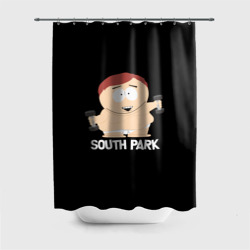Штора 3D для ванной Южный Парк - Эрик с гантелями