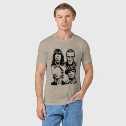 Мужская футболка хлопок RHCP faces - фото 2